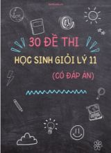 Bộ 30 Đề thi học sinh giỏi Lý 11 (Có đáp án)
